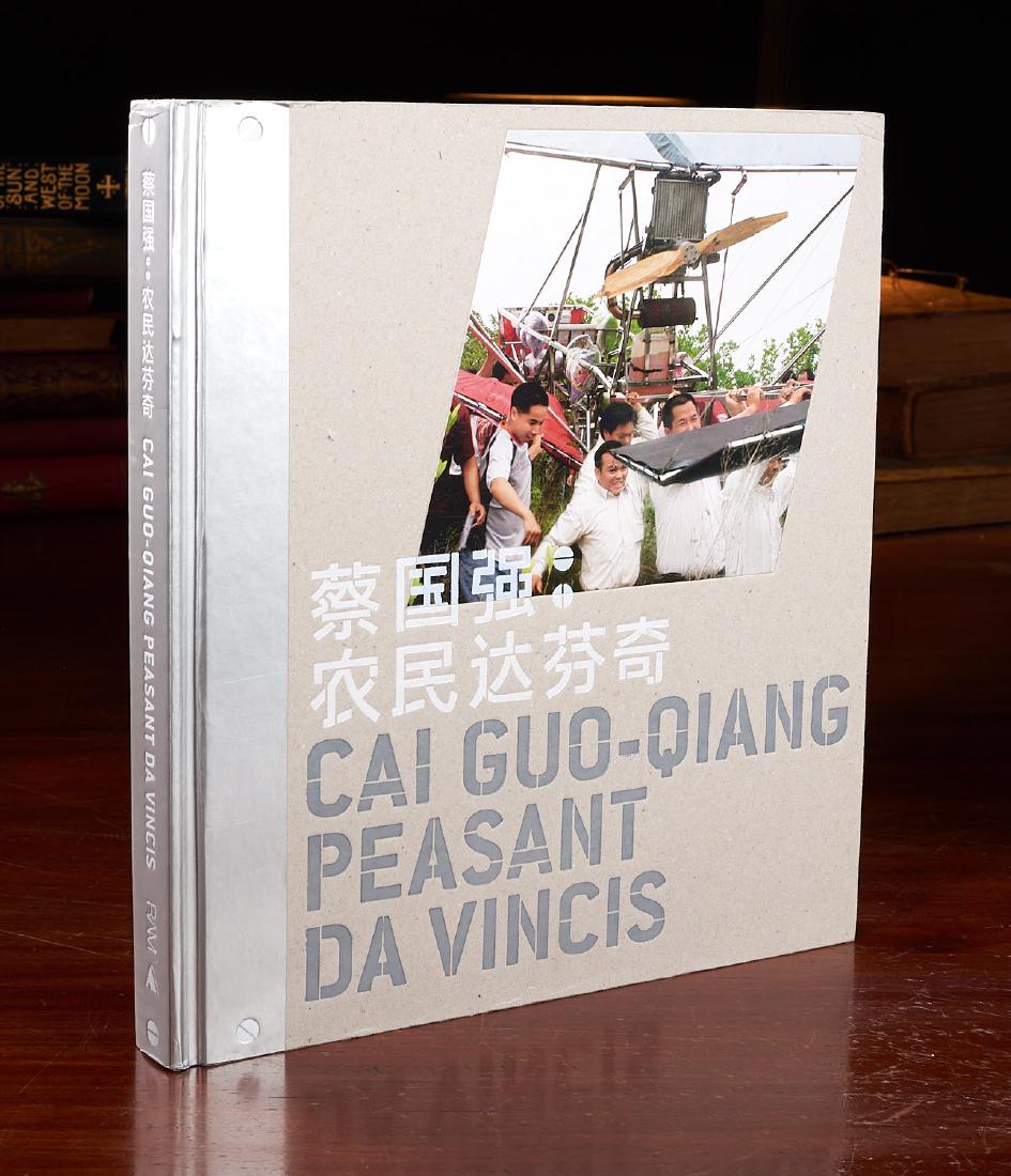 BOOKS: Cai Guo-Qiang SIGNED Peasant Da Vincis: BOOKS: Cai Guo-Qiang SIGNED Peasant Da Vincis, Cai Guo-Qiang (Chinese, 1957-). Peasant Da Vincis. Rockbund Art Museum / Guangxi Normal University Press. 2010. Hardcover. 9.75"w x 11"h. 254 pages. Text