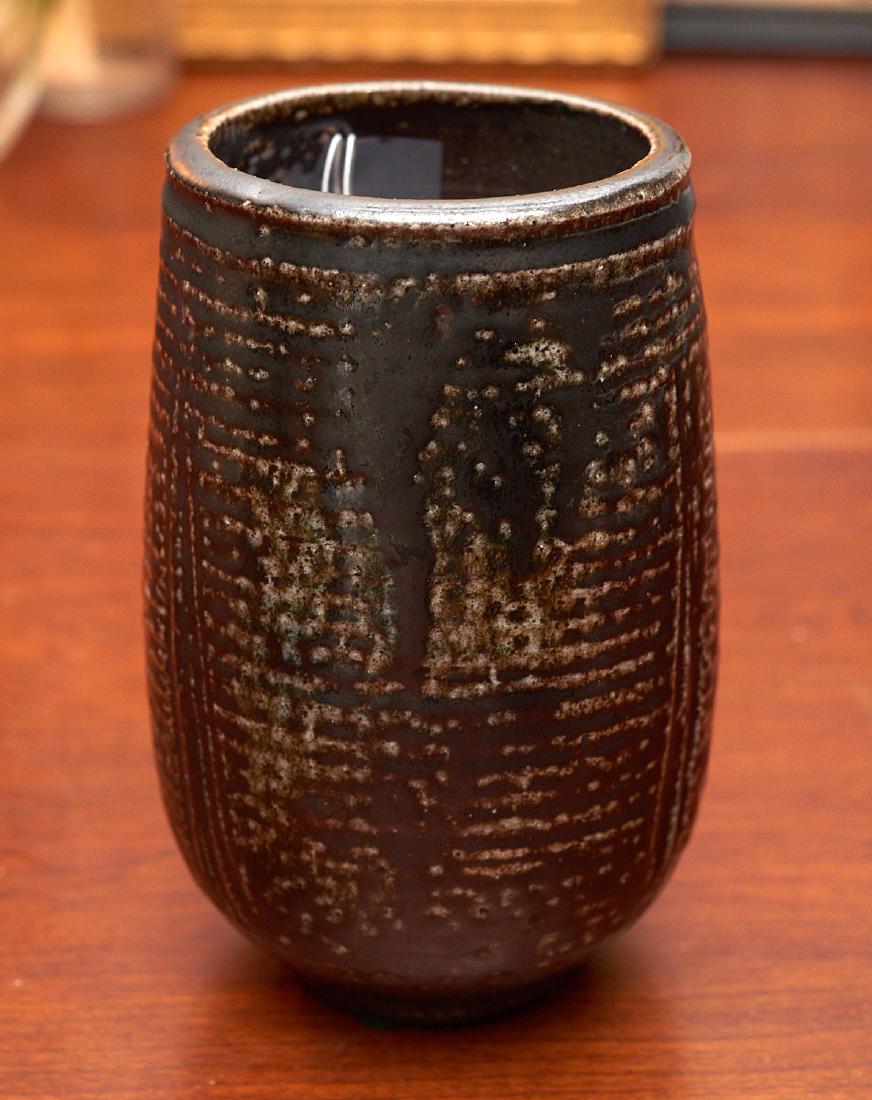 Vivika & Otto Heino glazed stoneware vase (1 of 5)