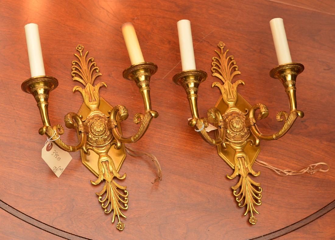 Pair Empire style sconces (1 of 8)