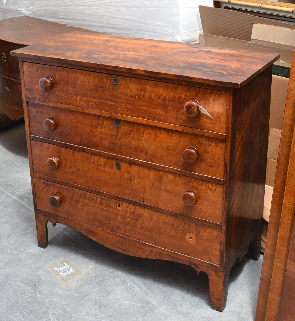 Antique American maple chest of drawers (1 of 7)
