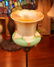 (2) Tiffany Studios style candlestick lamps - 2