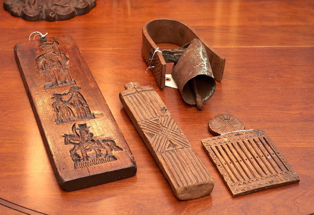 Chip carved folk art wooden kitchenwares (1 of 7)