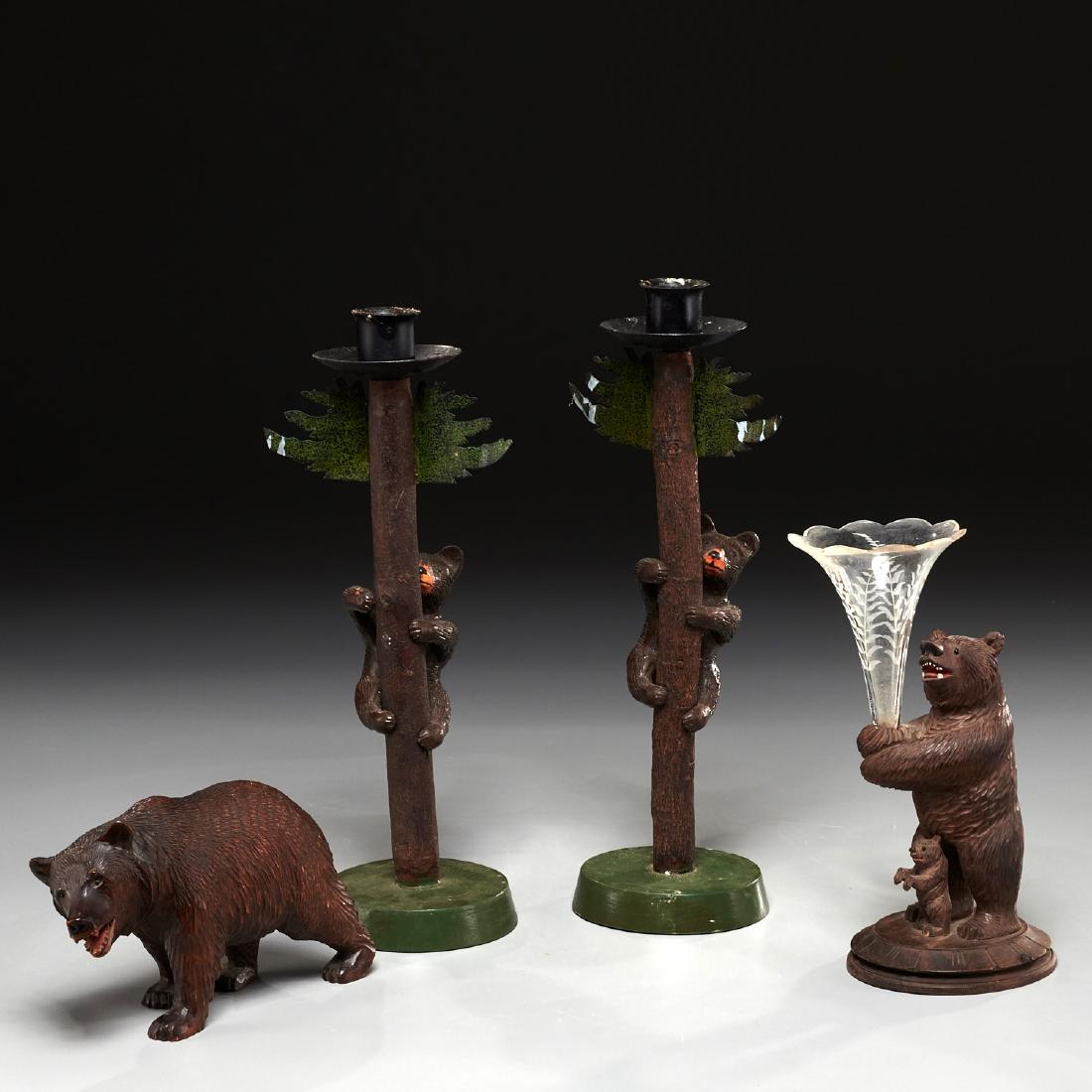 Group Black Forest style bear tablewares (1 of 10)