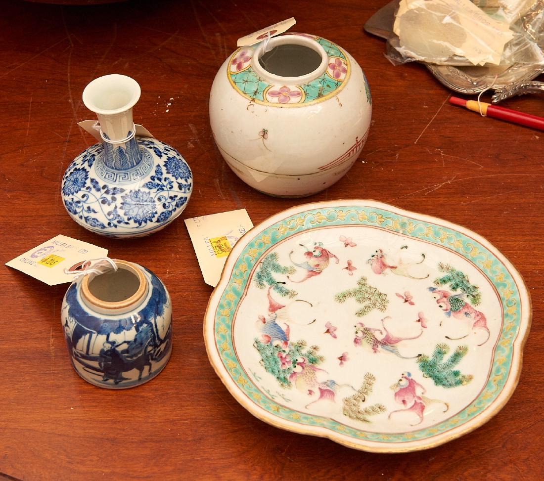 (4) Chinese porcelains (1 of 8)