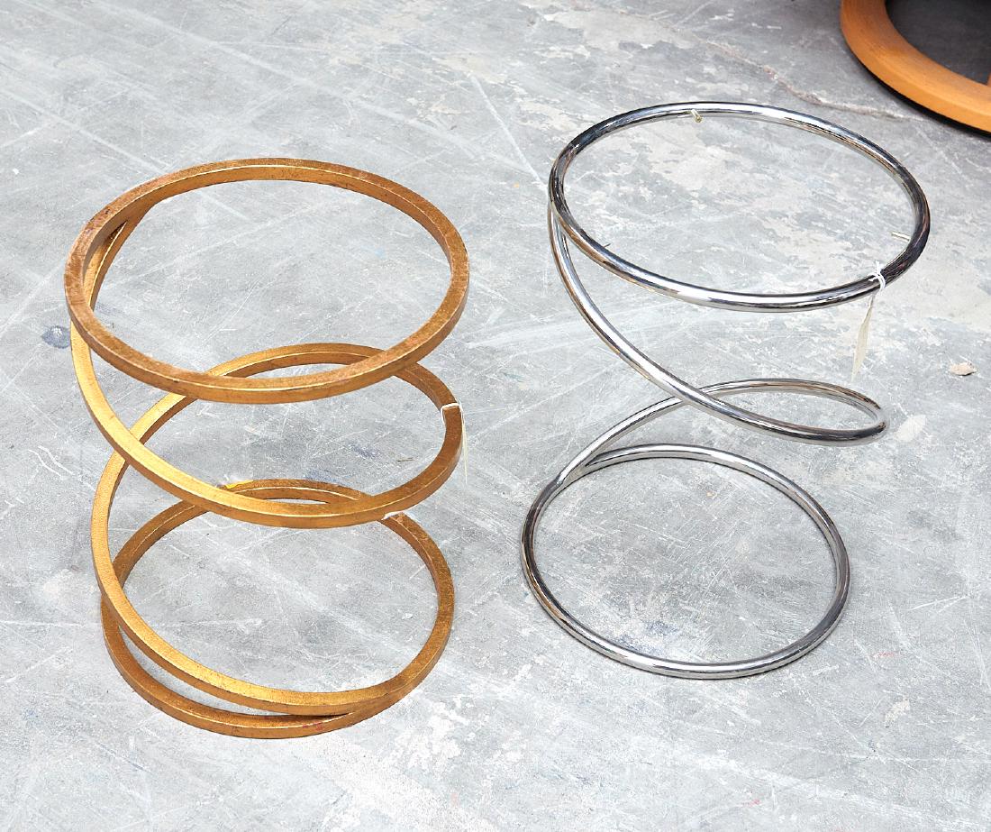 (2) Designer spring occasional tables (1 of 4)