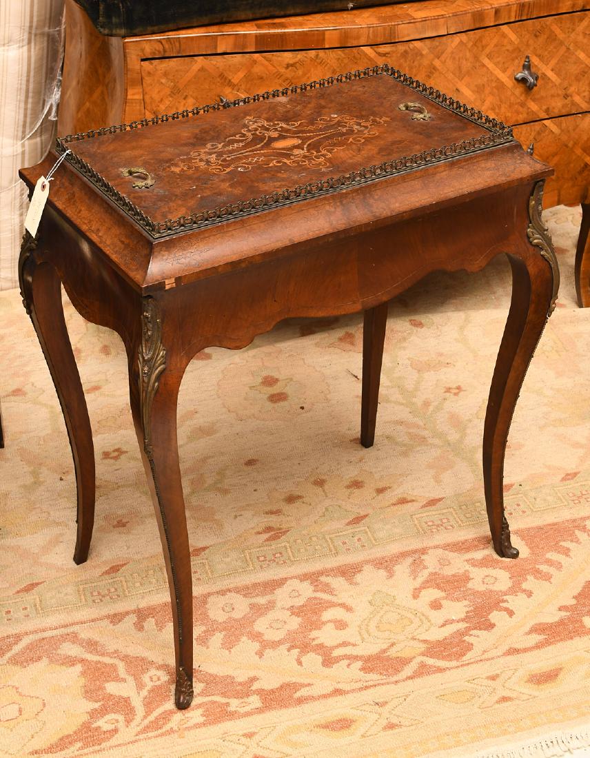 Louis XV style marquetry jardiniere table (1 of 7)