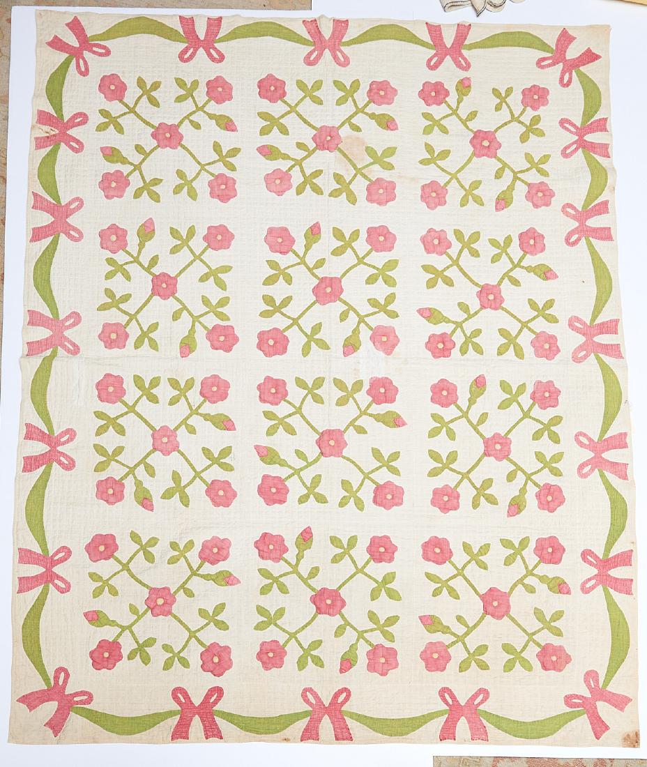 Group of (4) patchwork cotton quilts (1 of 8)