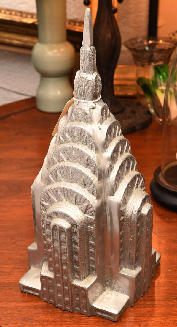 Aluminum model of the Chrysler Building (1 of 5)