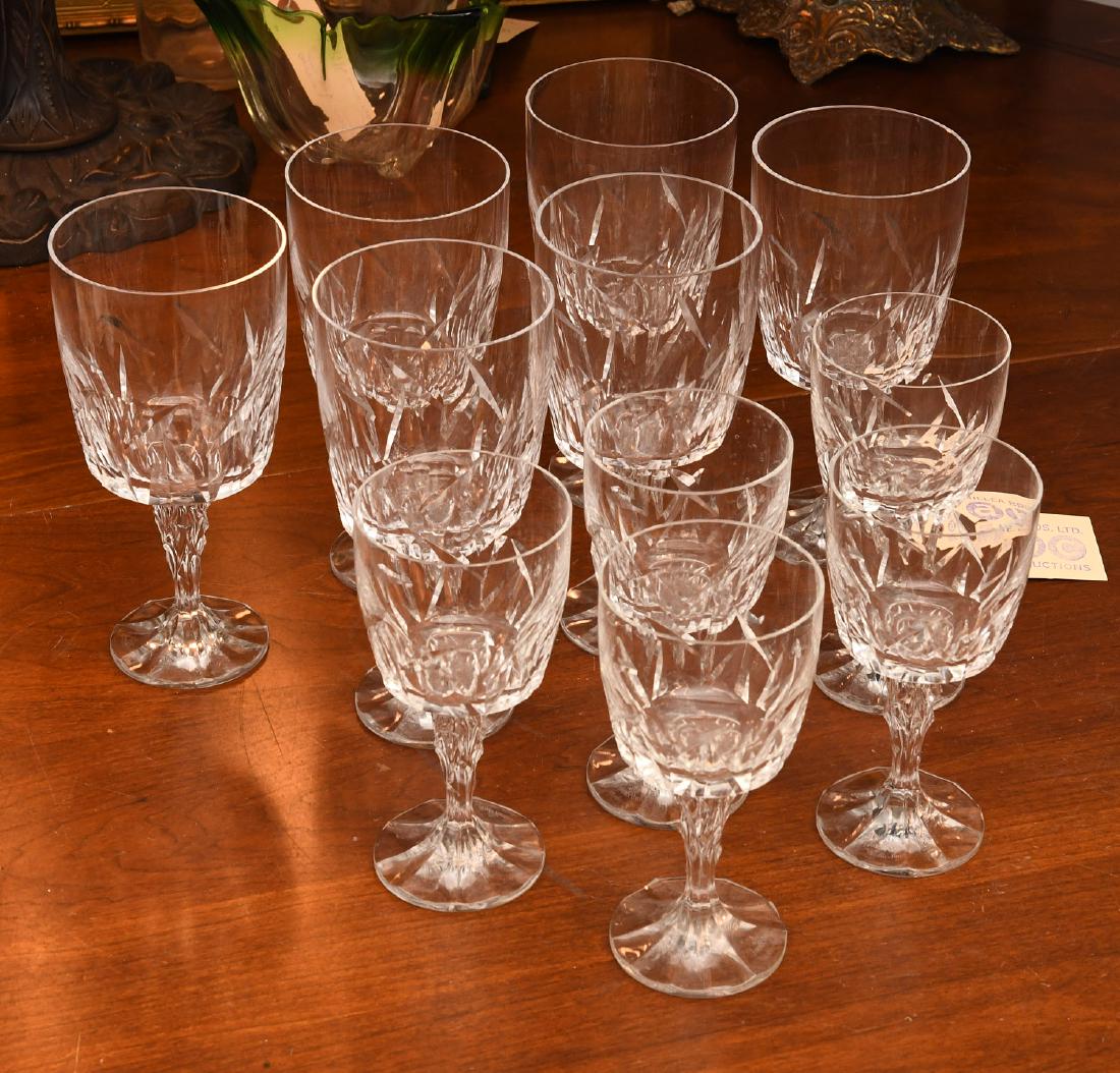 Group Rosenthal crystal stemware