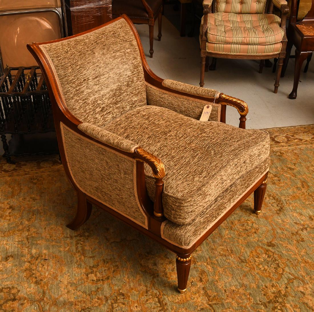 Directoire style parcel gilt bergere (1 of 10)