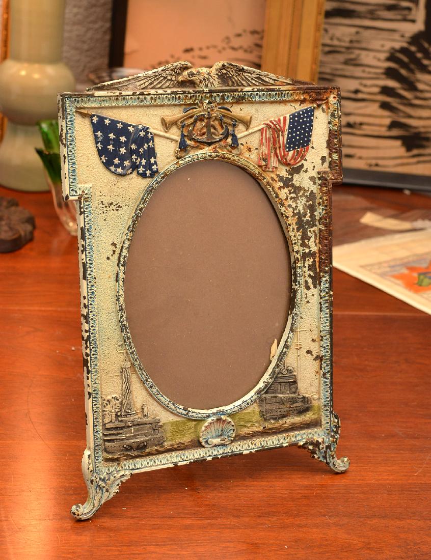 Cast Iron patriotic picture frame (1 of 7)