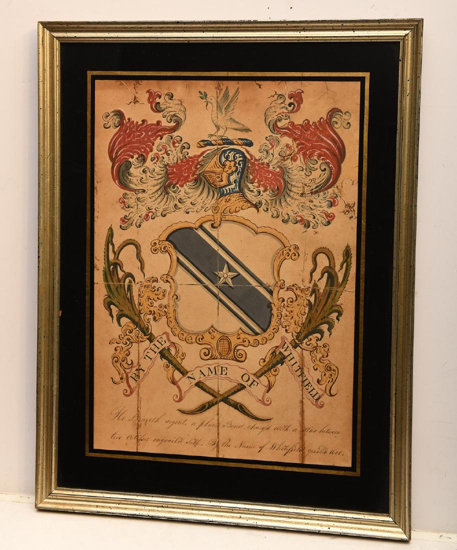 Coat of arms grant, 1606, Whitefield family (1 of 7)