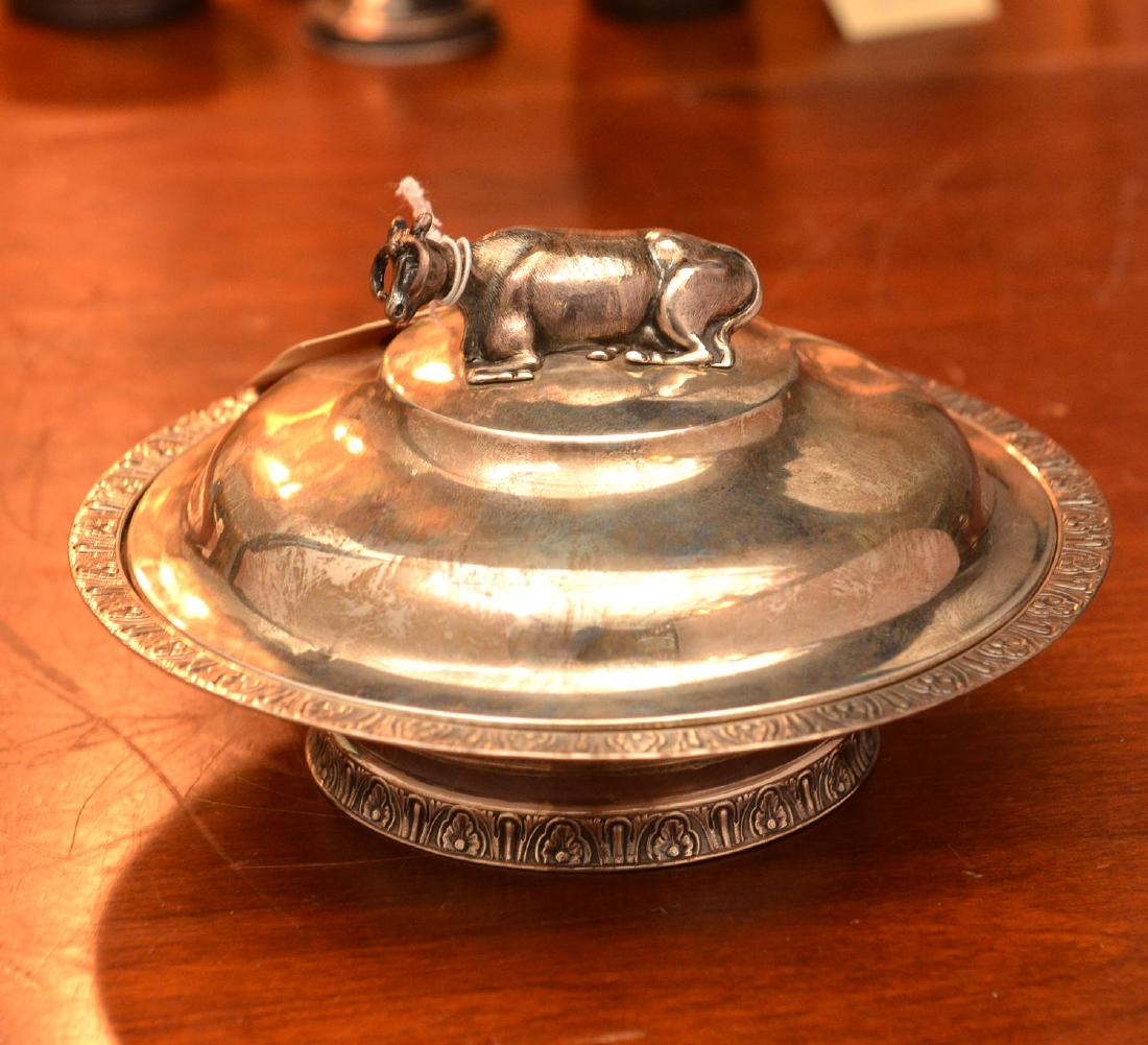American coin silver butter dish (1 of 9)