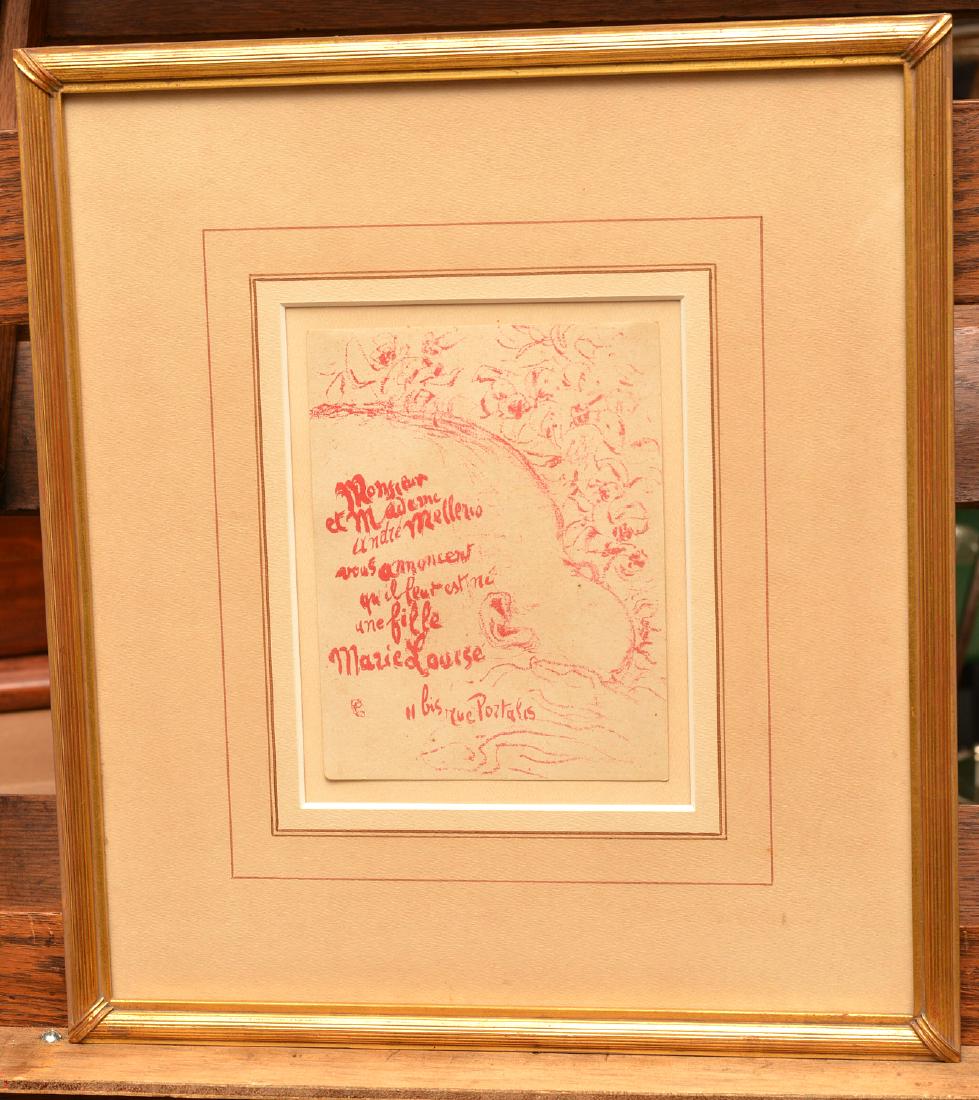 Pierre Bonnard, lithograph (1 of 5)