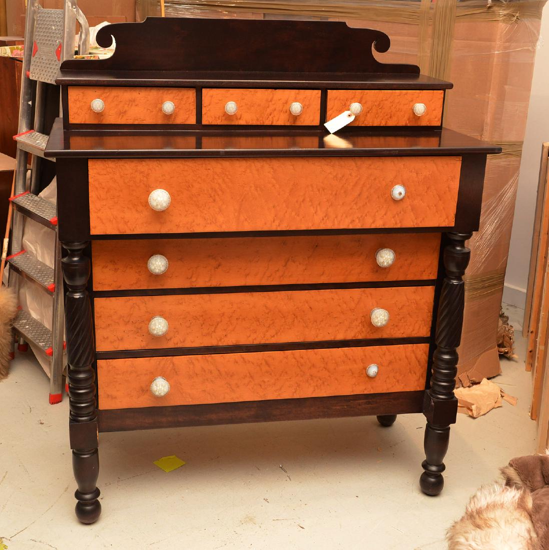 American Classical style step back chest (1 of 9)