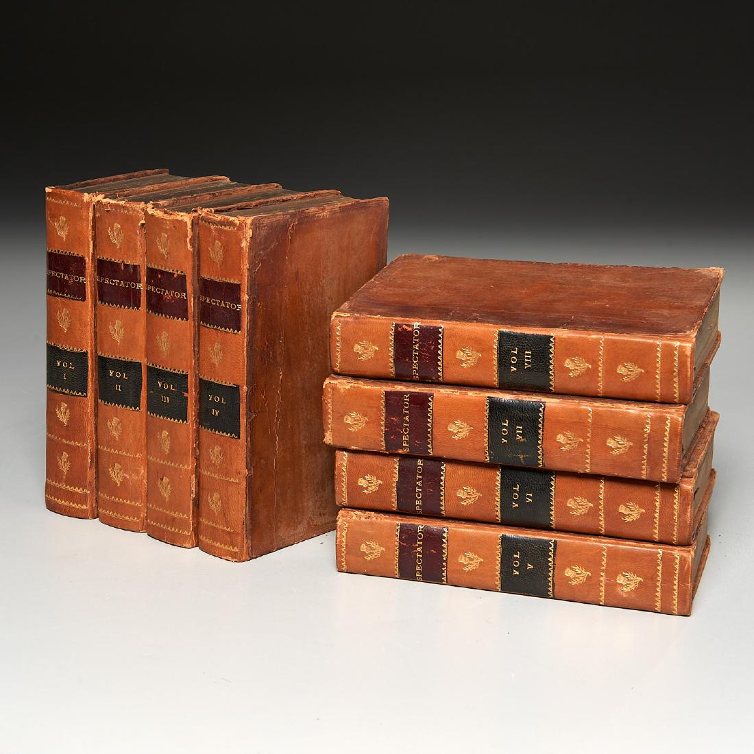 BOOKS: (8) Vols 1803 The Spectator (1 of 9)