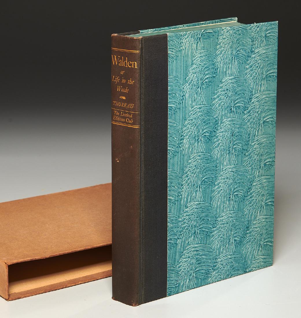 BOOKS: Limited Editions Club 1936 Walden Steichen (1 of 8)