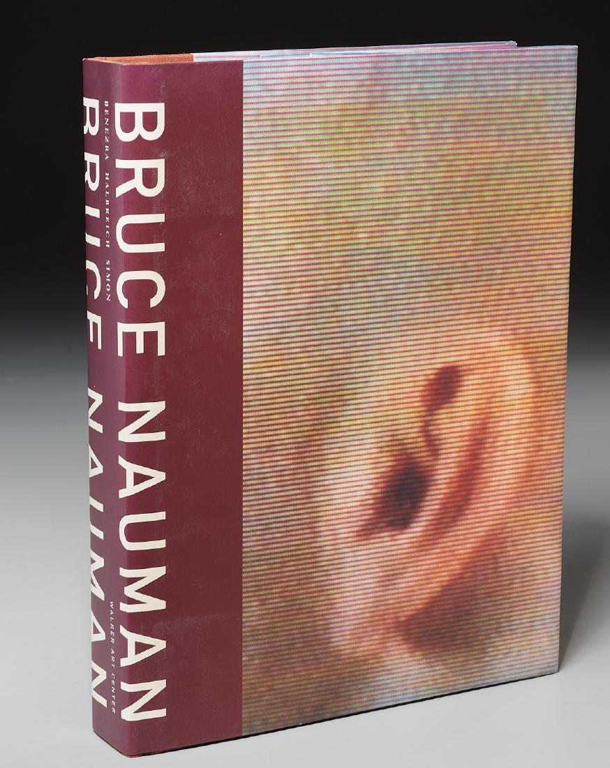 BOOKS: Bruce Nauman Catalogue Raisonne: BOOKS: Bruce Nauman Catalogue Raisonne, Bruce Nauman Exhibition Catalogue and Catalogue Raisonne. Walker Art Center, Minneapolis. 1994. Hardcover in jacket. 9"w x 12"h. 392 pages. Provenance: Estate o