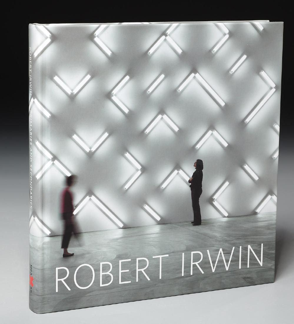 BOOKS: Robert Irwin signed Primaries & Secondaries: BOOKS: Robert Irwin signed Primaries & Secondaries, Robert Irwin: Primaries and Secondaries, with Essays by Hugh M. Davies and Robert Irwin. Museum of Contemporary Art San Diego. 2007. Hardcover. 9.5"