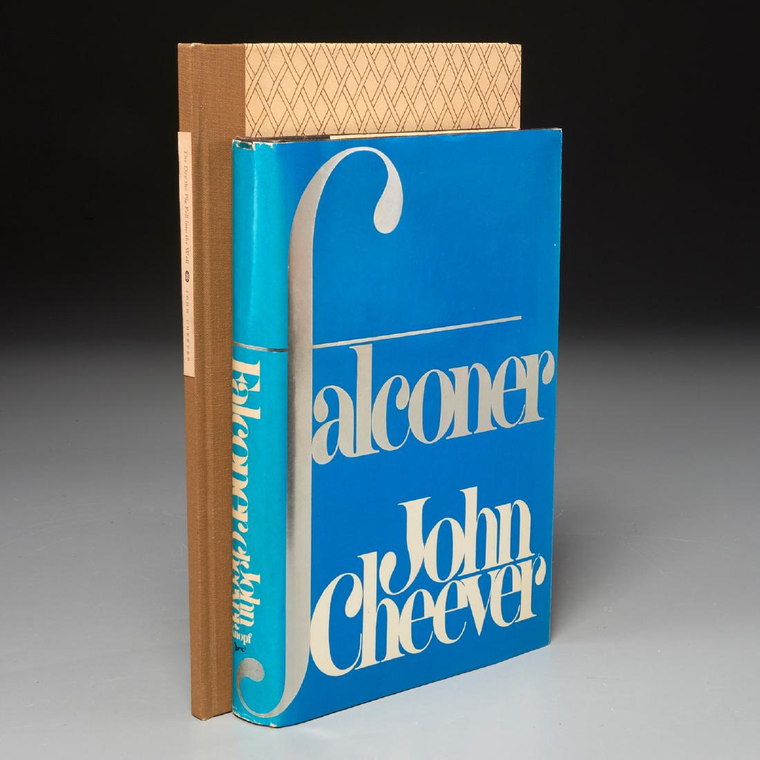 BOOKS: (2) Cheever signed Falconer, Day the Pig (1 of 7)