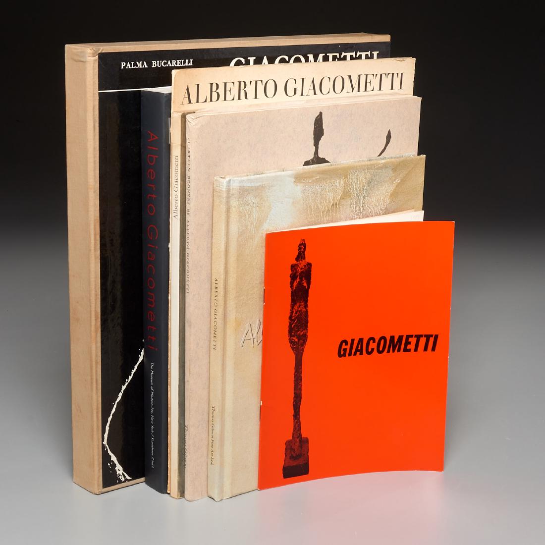 BOOKS: (7) Volumes on Giacometti (1 of 10)