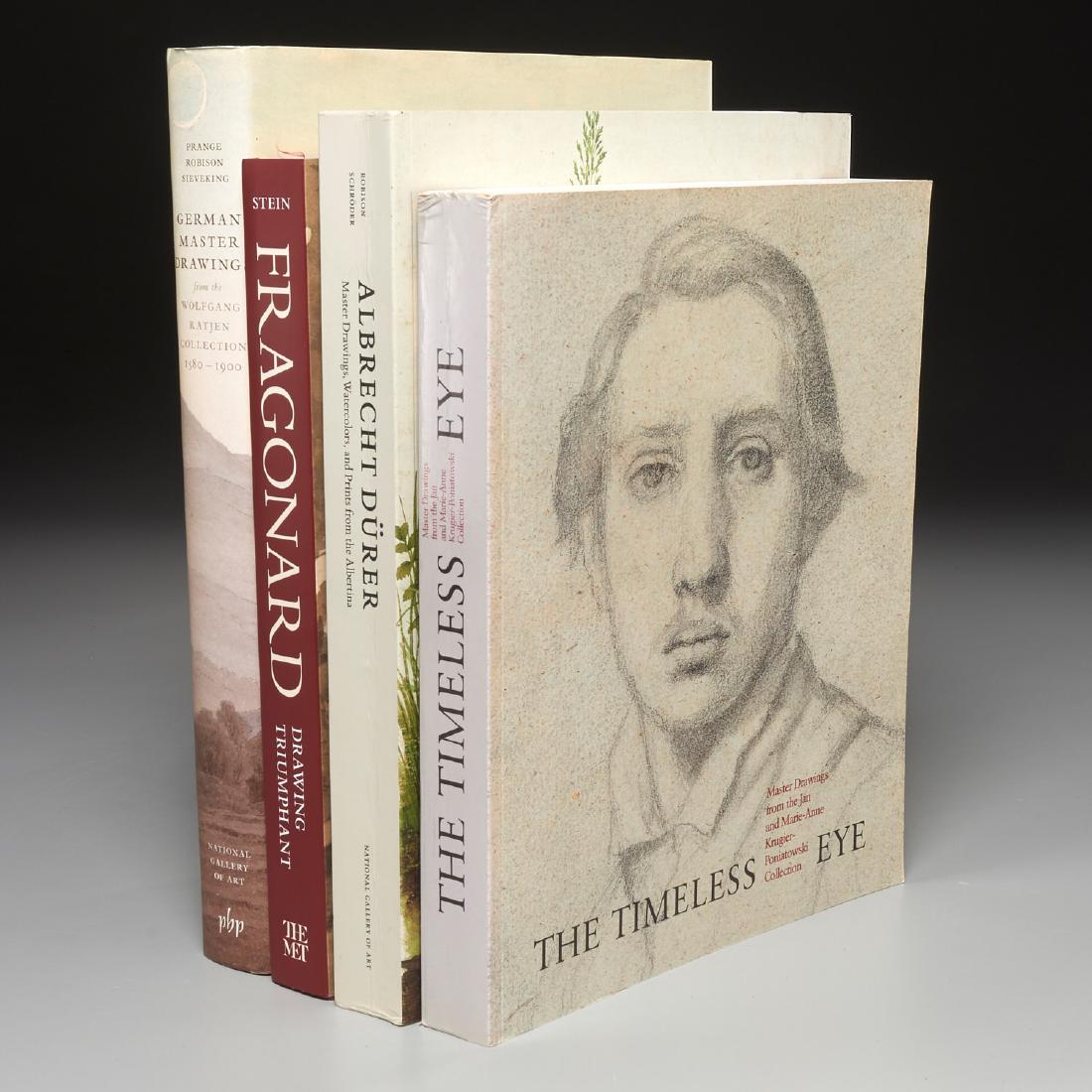 BOOKS: (4) Vols Durer, Fragonard & Master Drawings (1 of 10)