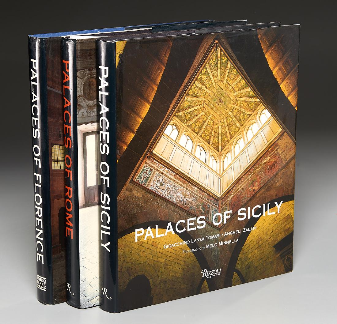BOOKS: (3) Vols Palaces of Rome, Sicily, Florence (1 of 9)
