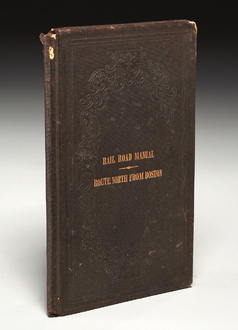 BOOKS: Railway Manual 1849 Railroad Maps Northeast (1 of 7)