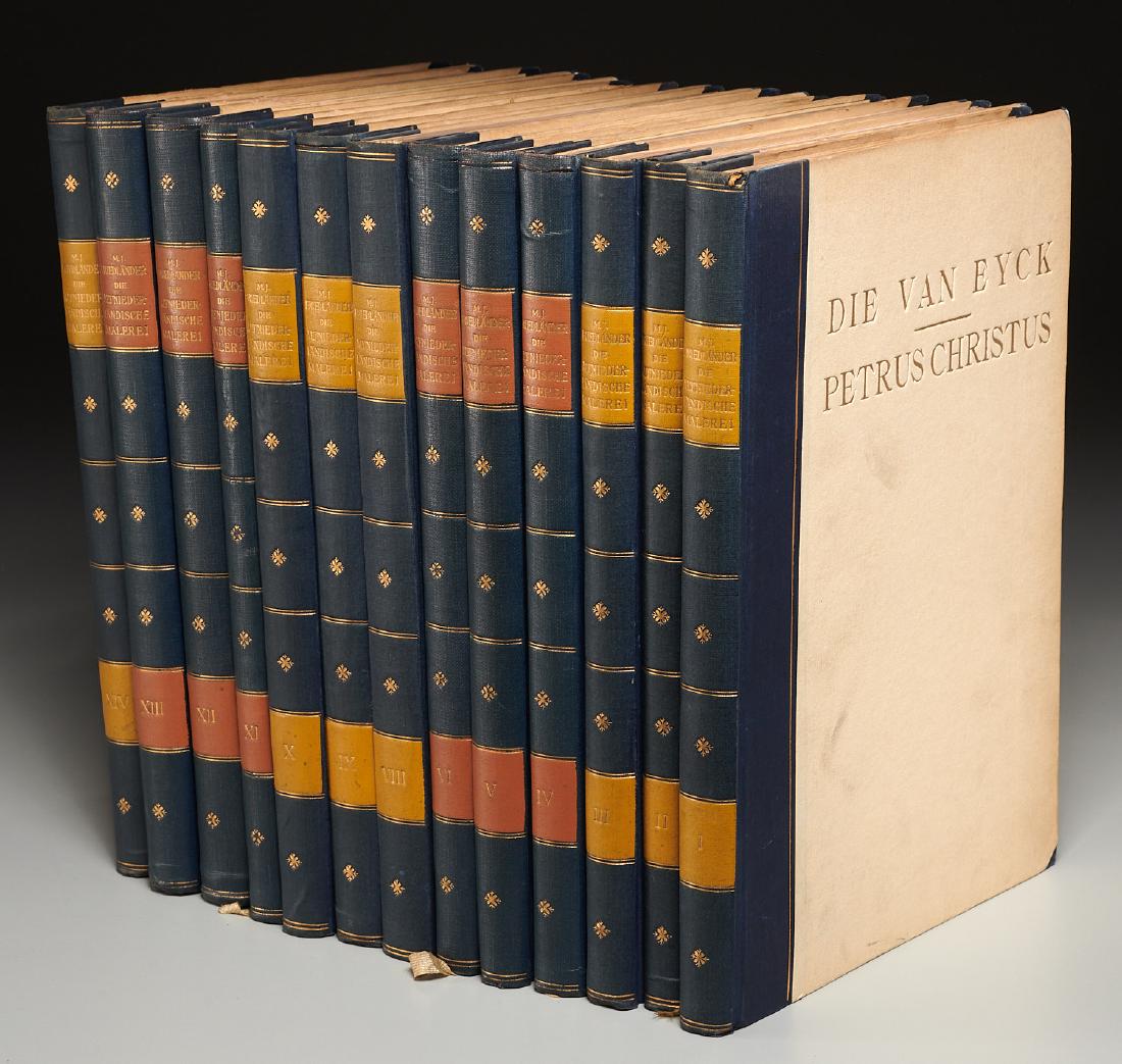 BOOKS: (13) Vols Die Altniederlandische Malerei (1 of 8)