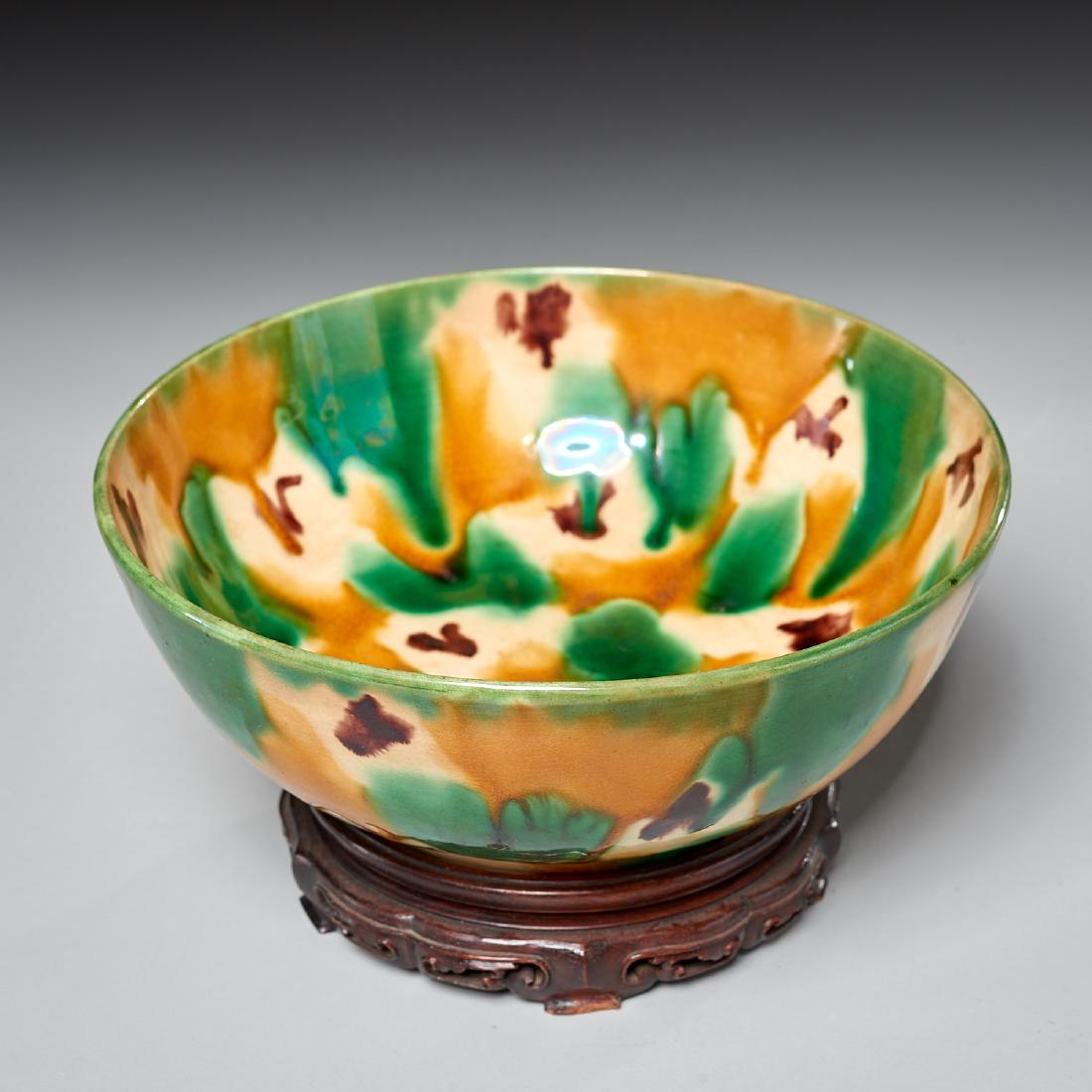 Chinese Egg and Spinach glazed bowl (1 of 4)