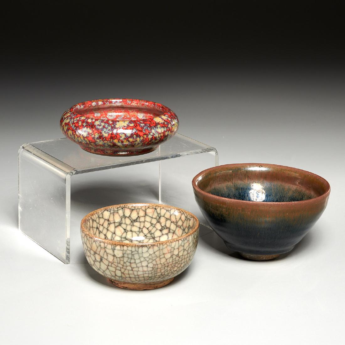 Group (3) Chinese ceramic bowls (1 of 9)