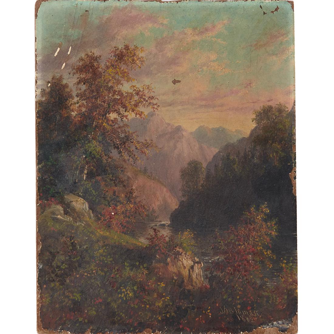 John O'Brien Inman, Mountain Landscape, 1882 (1 of 8)