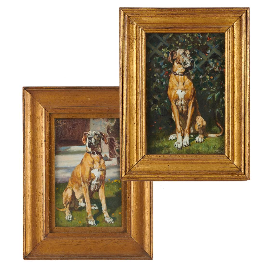 Alfred Egerton Cooper, (2) Great Danes, 20th c. (1 of 7)
