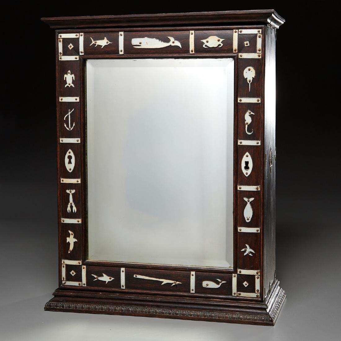 Nantucket style Folk Art apothecary cabinet (1 of 10)