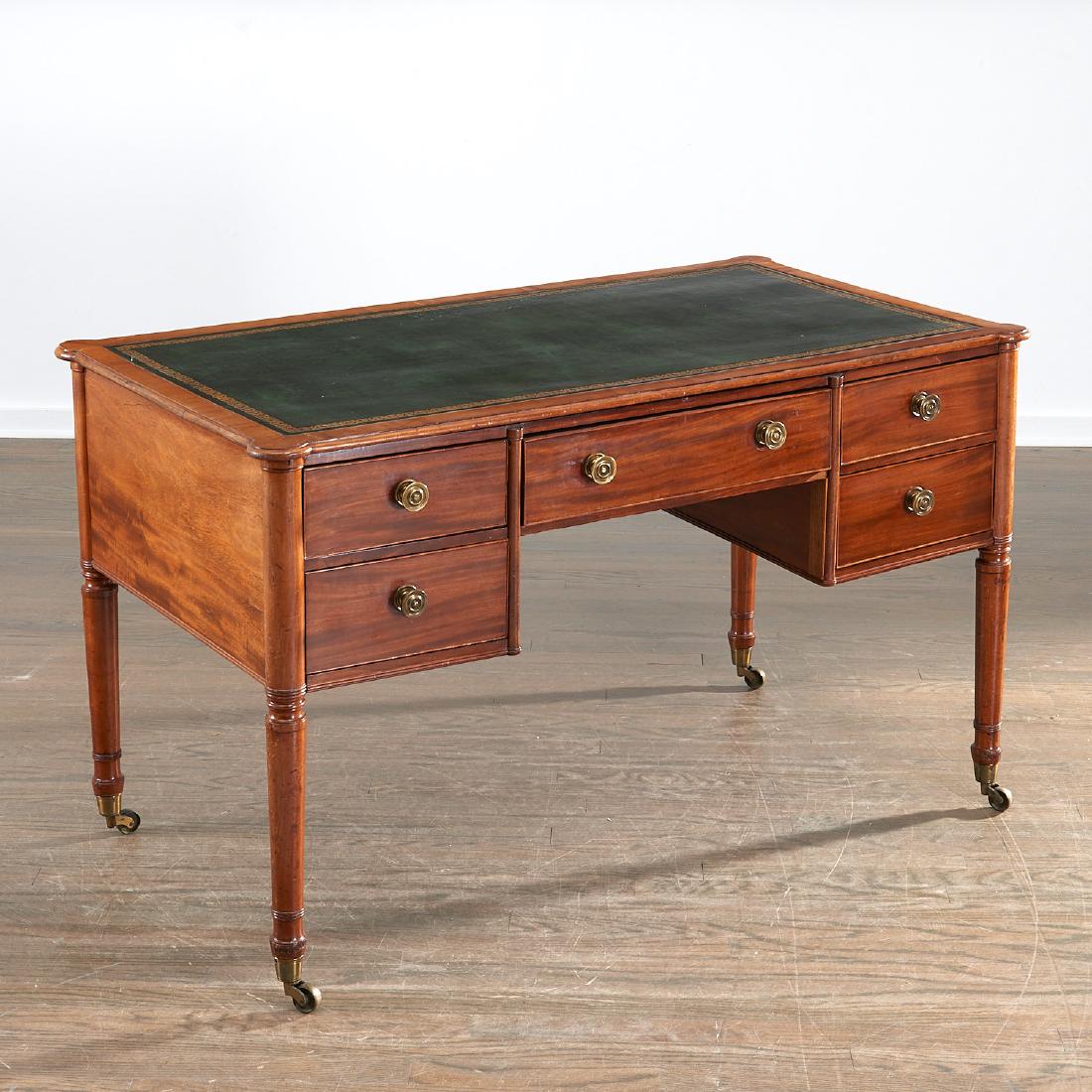 Regency mahogany writing desk (1 of 6)