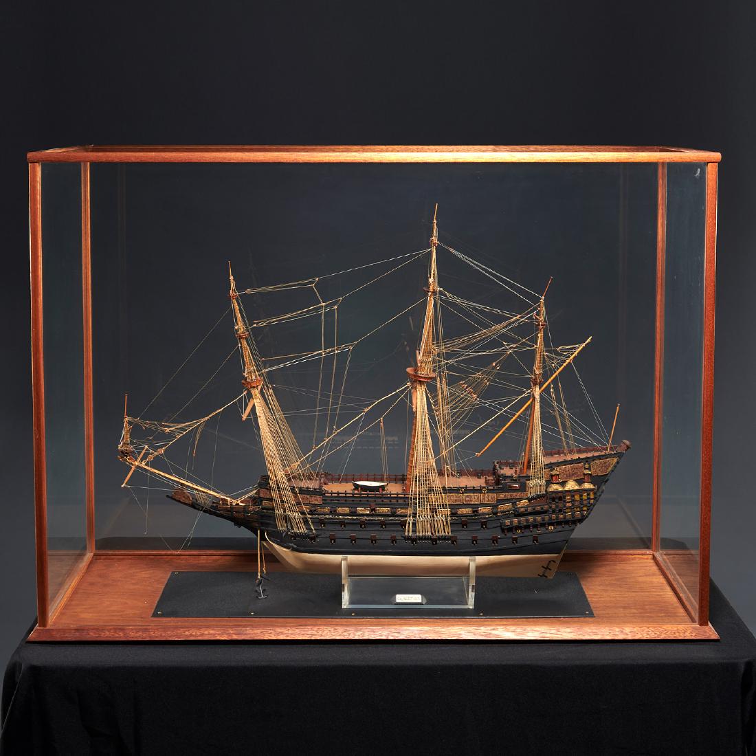 Large ship model by N.C. Decatur (1 of 10)