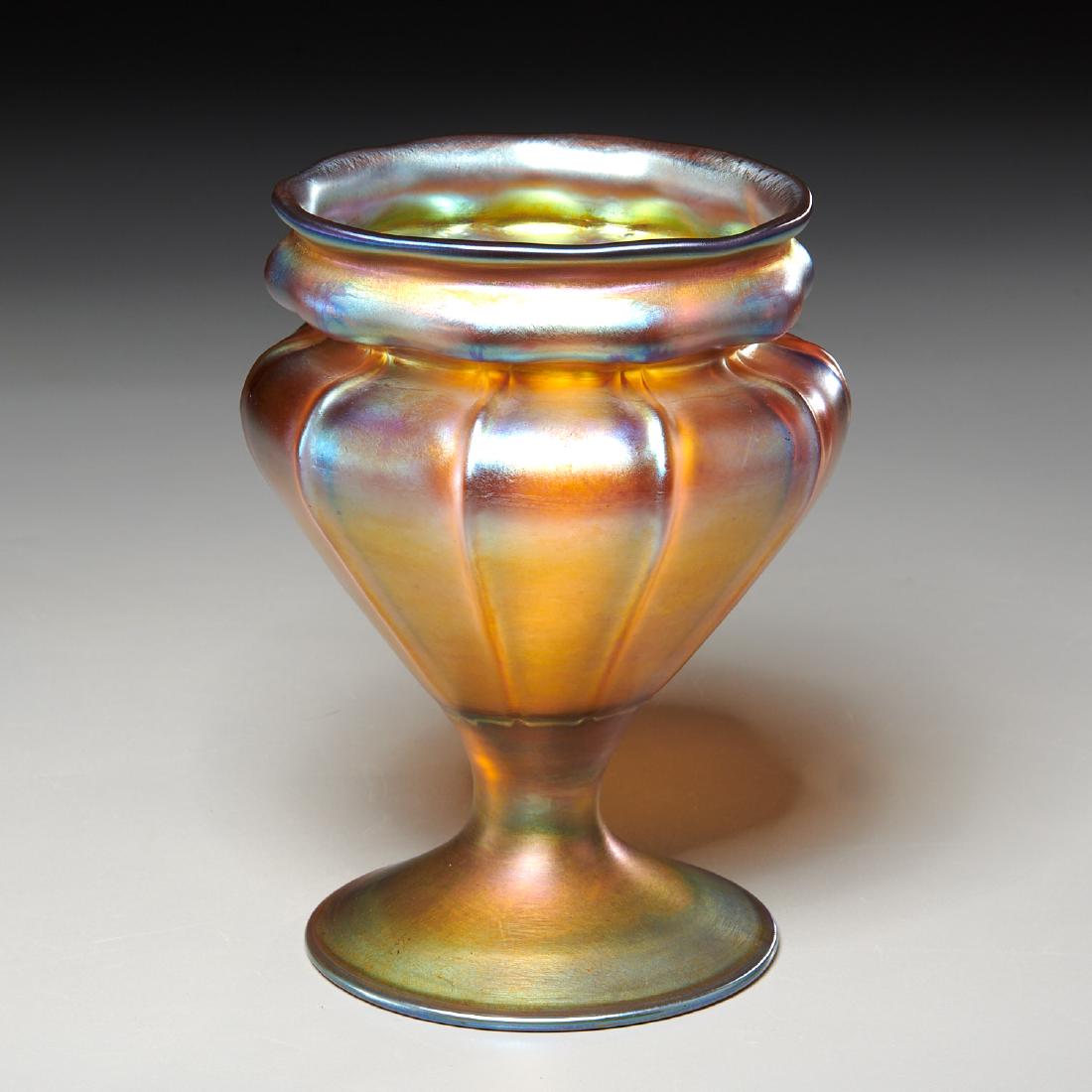 Louis Comfort Tiffany Favrile glass vase (1 of 8)