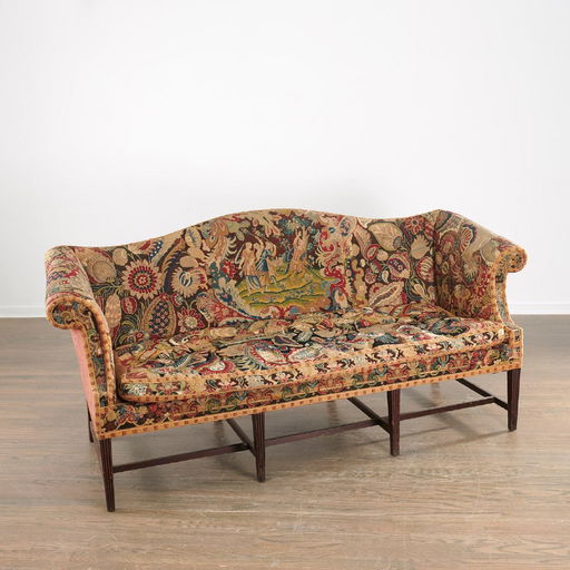 George Iii Mahogany Camelback Tapestry Sofa Nov 15 2018 Mahogany Camelback Tapestry Sofa