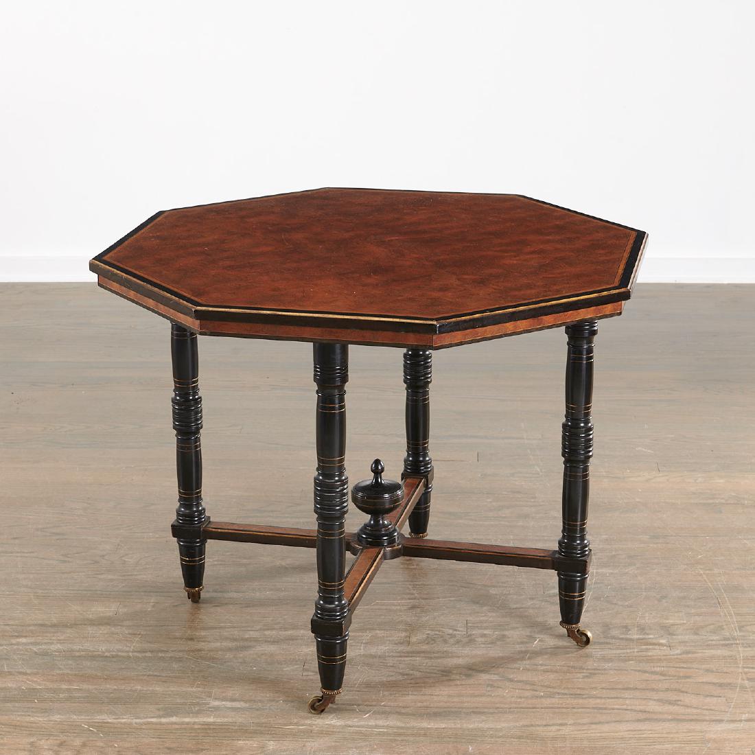 Nice Aesthetic Movement octagonal table (1 of 6)