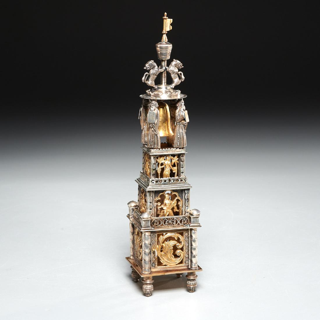 Hungarian silver Besamim spice box (1 of 7)