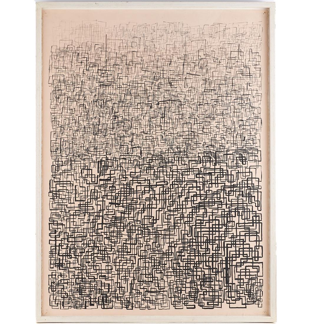 Manner of Sol LeWitt, Abstract Geometric (1 of 6)