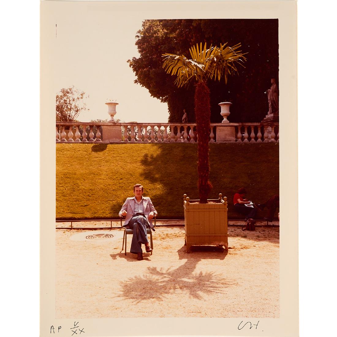 David Hockney, "Jean in Luxembourg Gardens",1976 (1 of 8)
