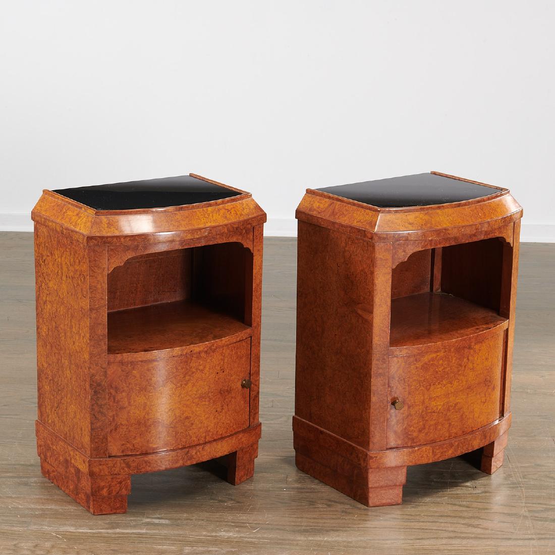 Pair French Art Deco bedside tables (1 of 8)