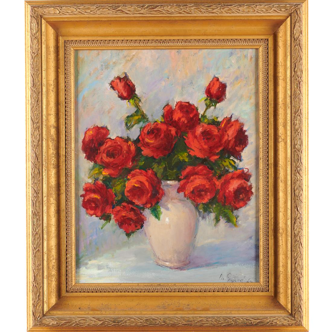 Impressionist School, Still Life (Vase of Flowers) (1 of 8)