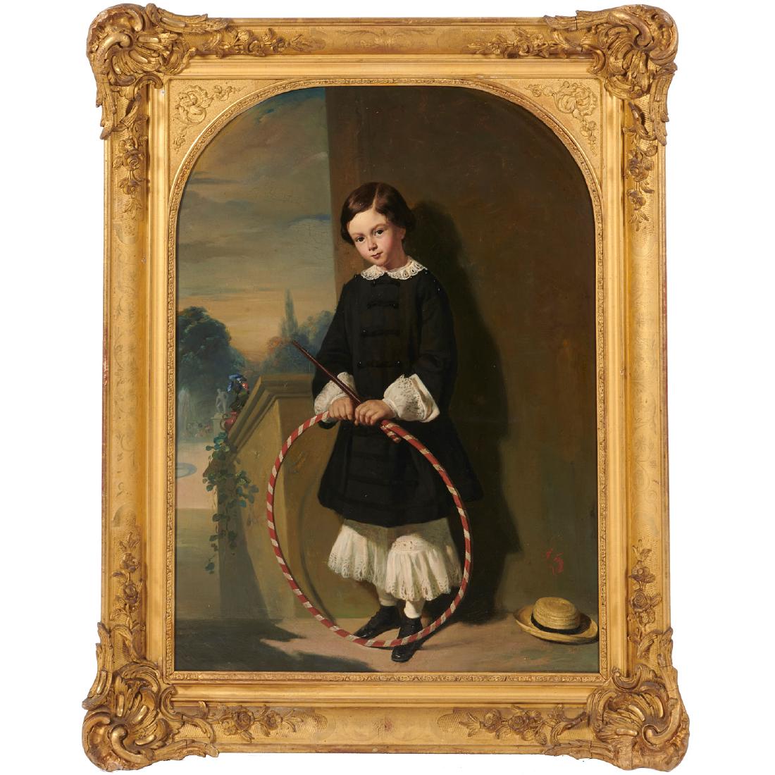 A. Fouquet, Portrait of Child with Hoop (1 of 9)