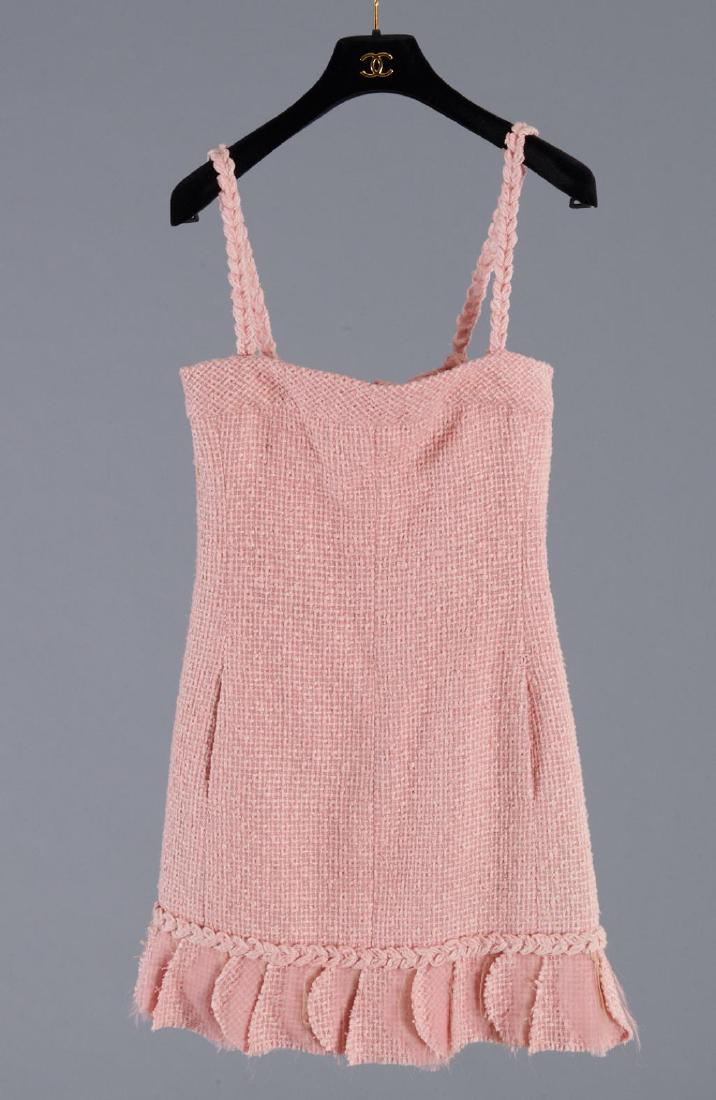 chanel pink dress