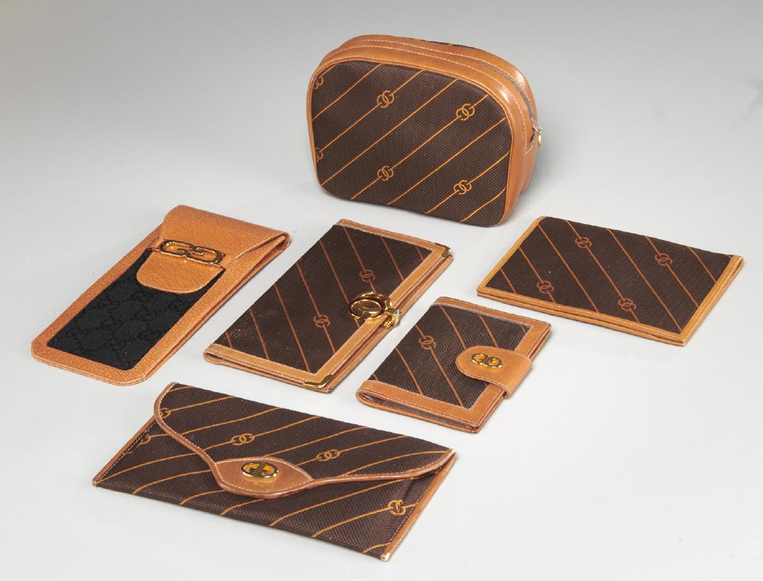 Group of Gucci leather & canvas accessories (1 of 6)