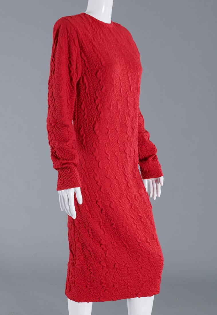 Gianni Versace red knit dress (1 of 6)