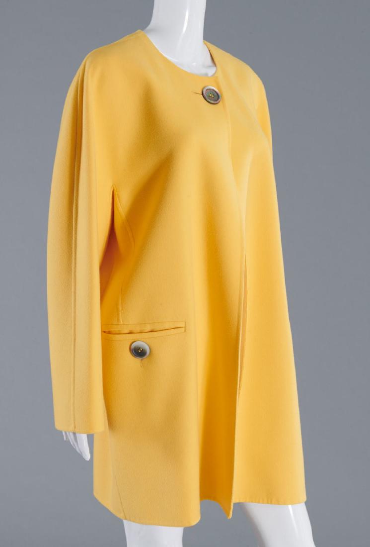 Ladies Akris Punto Switzerland yellow car coat (1 of 7)
