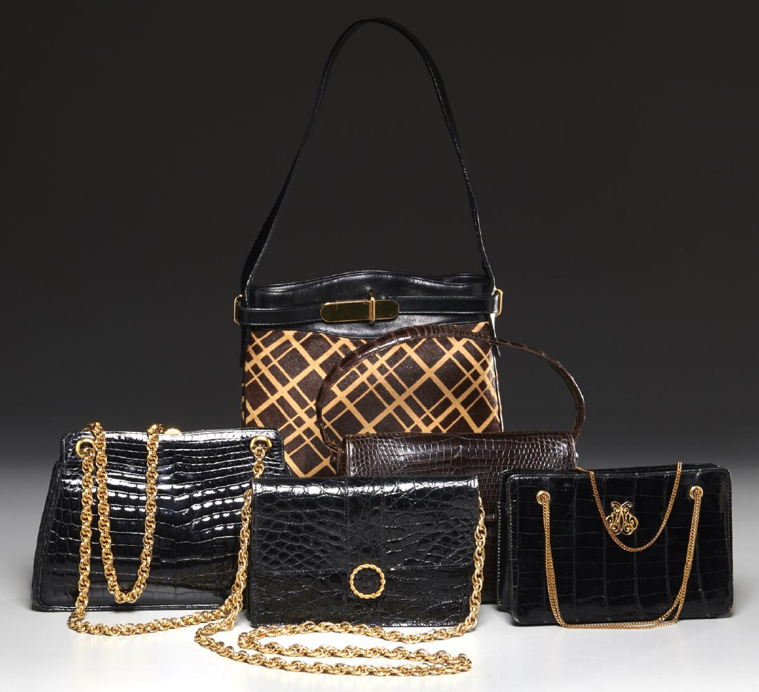 Group of ladies exotic skin handbags (1 of 10)